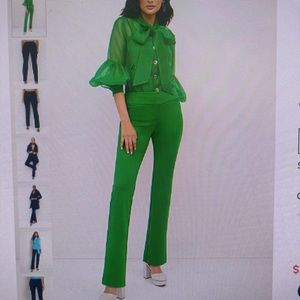 NY&CO TALL PULL-ON MID-RISE BOOTCUT PONTE PANT - SUPERFLEX